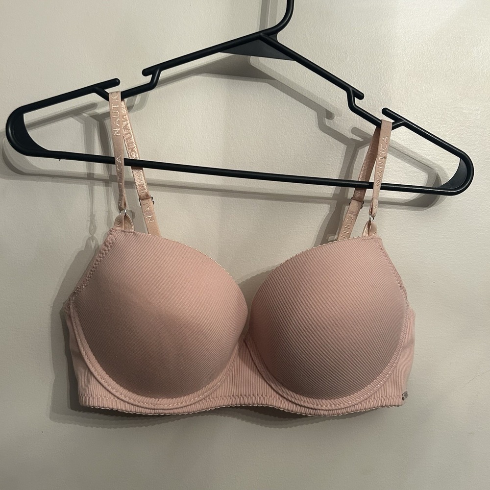 NAUTICA PINK PUSHUP‎ UNDERWIRE BRA, MEDIUM PADDING, SIZE 38C